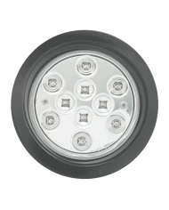 GG76847 - 4" MEGA 10 PLUS RED/CLEAR LED W/ GROMMET & PIGTAIL GG76847 - 4" MEGA 10 PLUS RED/CLEAR LED W/ GROMMET & PIGTAIL