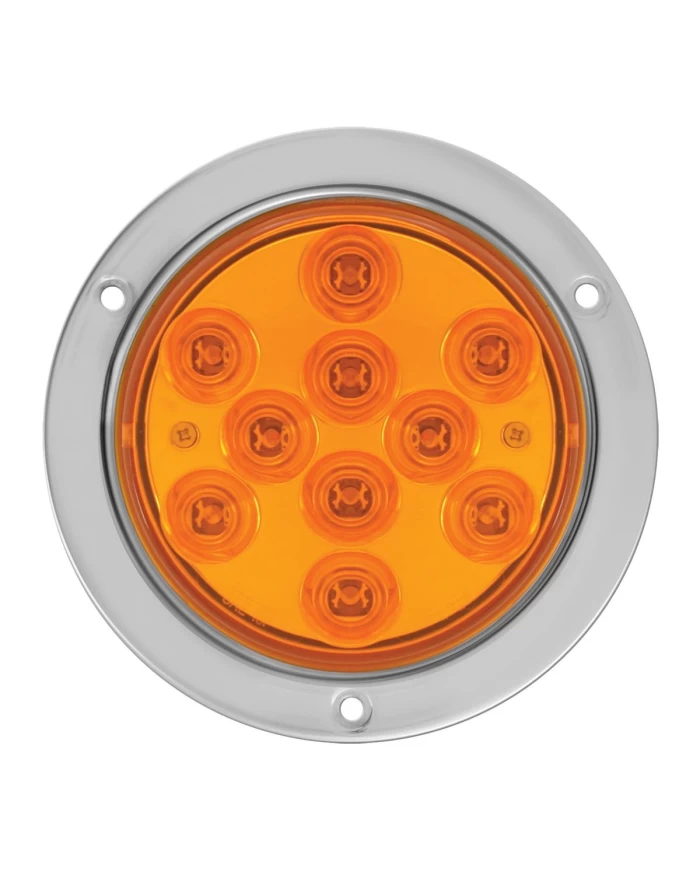GG76850 - 4" MEGA 10 PLUS AM/AM LED W/ S.S. FLANGE MOUNT & PIGTAIL GG76850 - 4" MEGA 10 PLUS AM/AM LED W/ S.S. FLANGE MOUNT & PIGTAIL