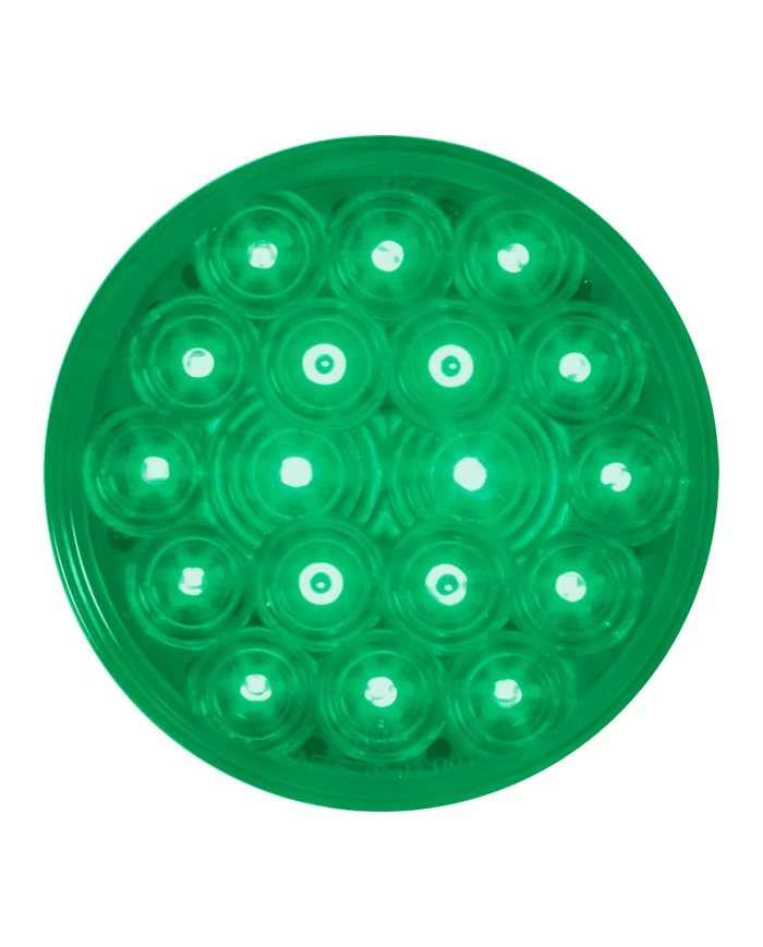 GG76898 - 4" FLEET GREEN/GREEN 18 LED SEALED LIGHT (INTERIOR)