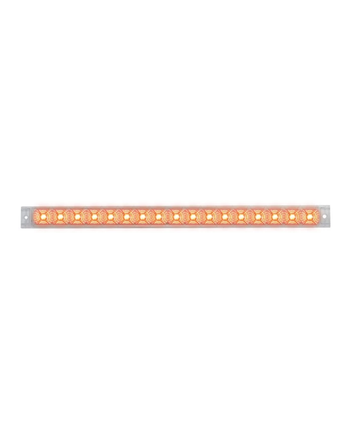 GG76983 - 20"L SPYDER RED 17 LED LIGHT BAR, CLEAR LENS, SINGLE ROW GG76983 - 20"L SPYDER RED 17 LED LIGHT BAR, CLEAR LENS, SINGLE ROW