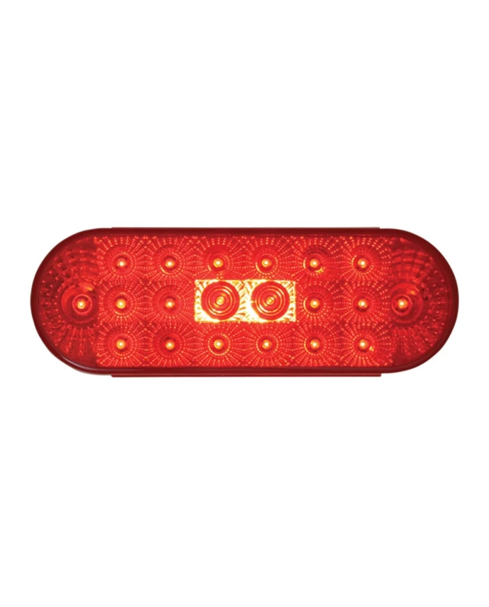 GG77053 - OVAL LOW PROFILE SPYDER RED/ RED 20-LED LIGHT W/PLUG GG77053 - OVAL LOW PROFILE SPYDER RED/ RED 20-LED LIGHT W/PLUG