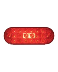 GG77053 - OVAL LOW PROFILE SPYDER RED/ RED 20-LED LIGHT W/PLUG GG77053 - OVAL LOW PROFILE SPYDER RED/ RED 20-LED LIGHT W/PLUG