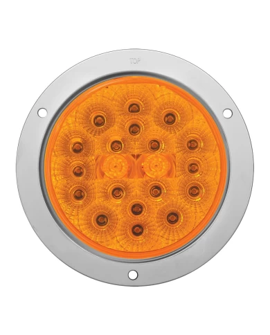 GG77060 - 4" LOW PROFILE SPYDER AMBER/ AMBER LED W/S.S. RIM & PIGTAIL GG77060 - 4" LOW PROFILE SPYDER AMBER/ AMBER LED W/S.S. RIM & PIGTAIL