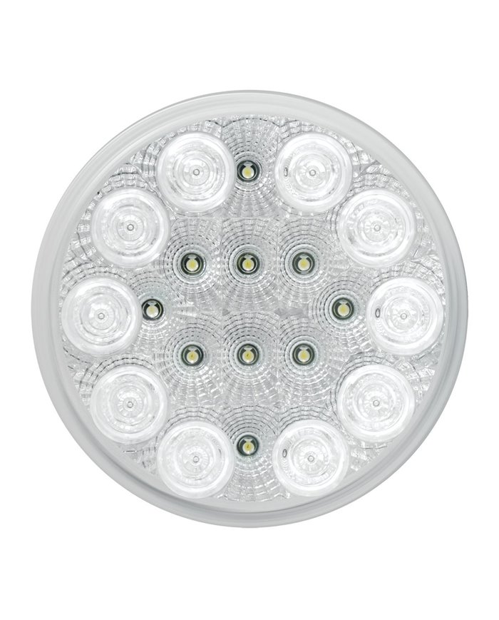 GG77092 - 4" LOW PROFILE SPYDER WHITE 20-LED BACK-UP LIGHT W/PLUG