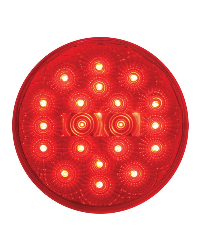 GG77093 - 4" LOW PROFILE SPYDER RED 20-LED LIGHT W/ PLUG, RED LENS GG77093 - 4" LOW PROFILE SPYDER RED 20-LED LIGHT W/ PLUG, RED LENS