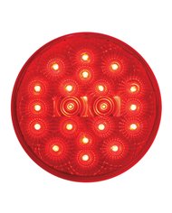 GG77093 - 4" LOW PROFILE SPYDER RED 20-LED LIGHT W/ PLUG, RED LENS GG77093 - 4" LOW PROFILE SPYDER RED 20-LED LIGHT W/ PLUG, RED LENS