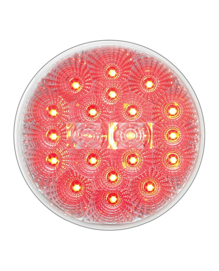 GG77094 - 4" LOW PROFILE SPYDER RED 20-LED LIGHT, CLEAR LENS GG77094 - 4" LOW PROFILE SPYDER RED 20-LED LIGHT, CLEAR LENS