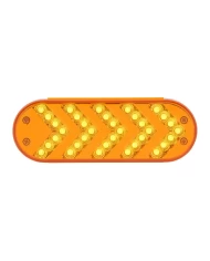 GG77124 - OVAL AMBER SEQUENTIAL 5-ARROW SPYDER 35LED LIGHT, AMBER LENS GG77124 - OVAL AMBER SEQUENTIAL 5-ARROW SPYDER 35LED LIGHT, AMBER LENS