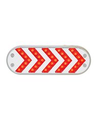 GG77127 - OVAL RED SEQUENTIAL 5-ARROW SPYDER 35LED LIGHT, CLEAR LENS GG77127 - OVAL RED SEQUENTIAL 5-ARROW SPYDER 35LED LIGHT, CLEAR LENS