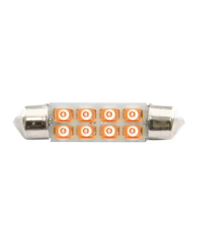 GG77150 - 211-2 AMBER 8-LED FESTOON DOME LIGHT BULBS, 12V GG77150 - 211-2 AMBER 8-LED FESTOON DOME LIGHT BULBS, 12V