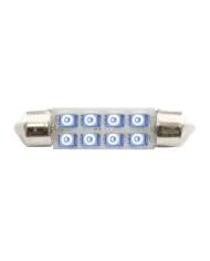 GG77151 - 211-2 BLUE 8-LED FESTOON DOME LIGHT BULBS, 12V