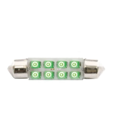 GG77152 - 211-2 GREEN 8-LED FESTOON DOME LIGHT BULBS, 12V GG77152 - 211-2 GREEN 8-LED FESTOON DOME LIGHT BULBS, 12V