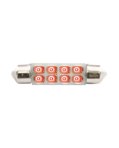 GG77153 - 211-2 RED 8-LED FESTOON DOME LIGHT BULBS, 12V GG77153 - 211-2 RED 8-LED FESTOON DOME LIGHT BULBS, 12V