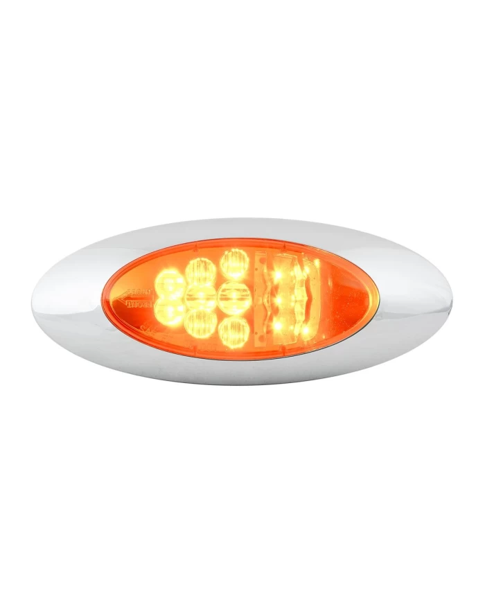GG77270 - OVAL Y2K AMBER/AMBER SIDE MARKER & TURN LED LIGHT GG77270 - OVAL Y2K AMBER/AMBER SIDE MARKER & TURN LED LIGHT