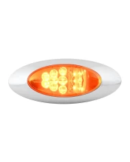 GG77270 - OVAL Y2K AMBER/AMBER SIDE MARKER & TURN LED LIGHT GG77270 - OVAL Y2K AMBER/AMBER SIDE MARKER & TURN LED LIGHT