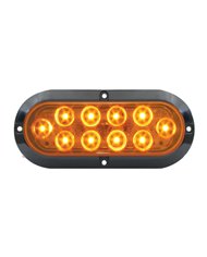 GG77430 - OVAL MEGA10 AMBER/AMBER LED W/ BLACK FLANGE & 3 WIRES GG77430 - OVAL MEGA10 AMBER/AMBER LED W/ BLACK FLANGE & 3 WIRES
