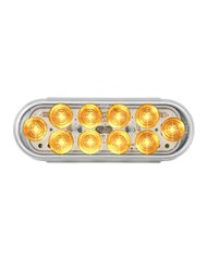 GG77441 - OVAL MEGA-10 AMBER/CLEAR 10LED SEALED LIGHT GG77441 - OVAL MEGA-10 AMBER/CLEAR 10LED SEALED LIGHT