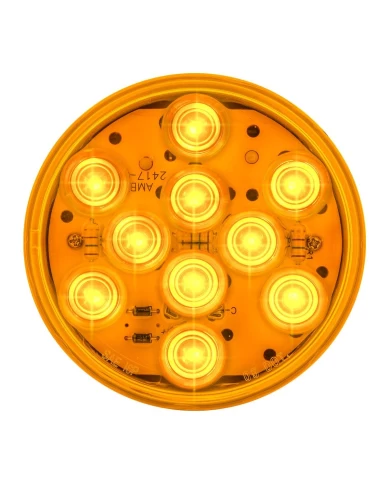 GG77450 - 4" MEGA10 AMBER/AMBER 10-LED LIGHT GG77450 - 4" MEGA10 AMBER/AMBER 10-LED LIGHT