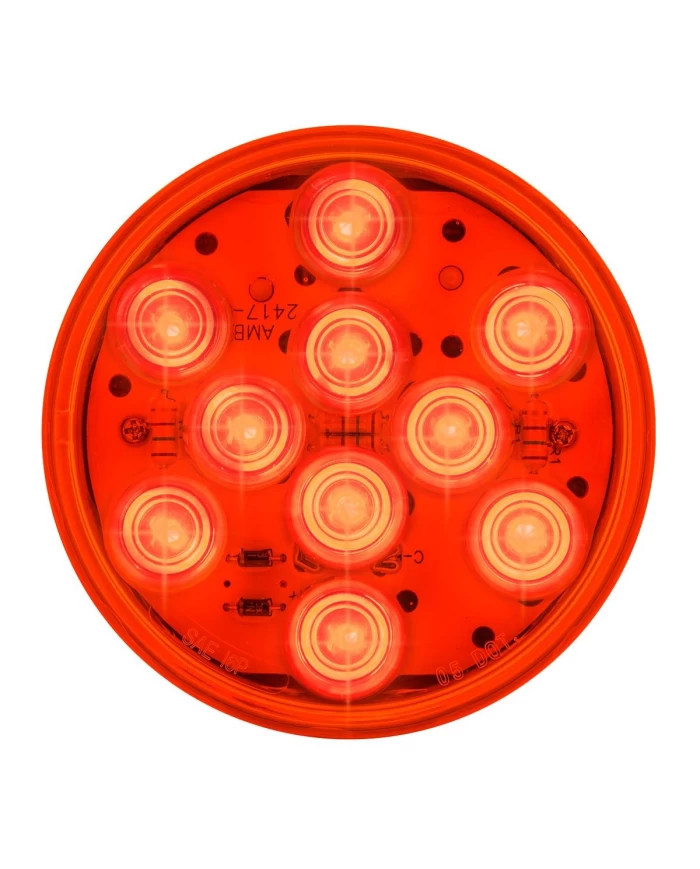 GG77452 - 4" MEGA10 RED/RED 10-LED LIGHT