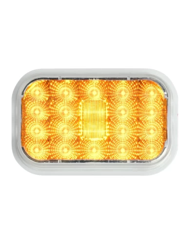 GG77461 - SPYDER RECTANGULAR AMBER LED LIGHT CLEAR LENS 20 DIODES GG77461 - SPYDER RECTANGULAR AMBER LED LIGHT CLEAR LENS 20 DIODES