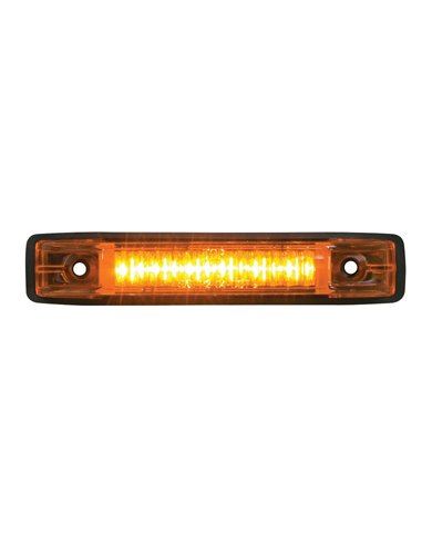 GG77650 - THIN LINE AMBER/AMBER 6-LED SEALED LIGHT GG77650 - THIN LINE AMBER/AMBER 6-LED SEALED LIGHT