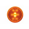 UP38455B-8 LED 2.5" Round Reflectorize Light (Clearance/Marker) - Amber LED/Amber Lens (Bulk)