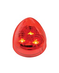 GG77692 - 2.5" SPYDER RED BEEHIVE 3 LED LIGHT, RED LENS GG77692 - 2.5" SPYDER RED BEEHIVE 3 LED LIGHT, RED LENS