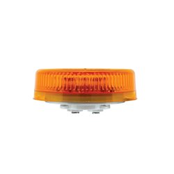 UP38455B-8 LED 2.5" Round Reflectorize Light (Clearance/Marker) - Amber LED/Amber Lens (Bulk)