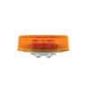 UP38455B-8 LED 2.5" Round Reflectorize Light (Clearance/Marker) - Amber LED/Amber Lens (Bulk)