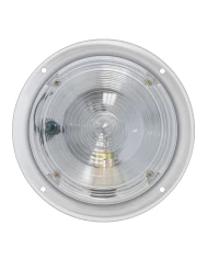 GG77843 - 5" CR. STEEL DOME LIGHT W/ CLEAR PLASTIC LENS, ON/OFF GG77843 - 5" CR. STEEL DOME LIGHT W/ CLEAR PLASTIC LENS, ON/OFF