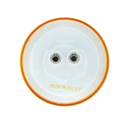 UP38455B-8 LED 2.5" Round Reflectorize Light (Clearance/Marker) - Amber LED/Amber Lens (Bulk)
