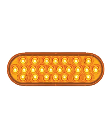 GG78230 - OVAL PEARL AMBER 24 LED LIGHT, AMBER LENS GG78230 - OVAL PEARL AMBER 24 LED LIGHT, AMBER LENS