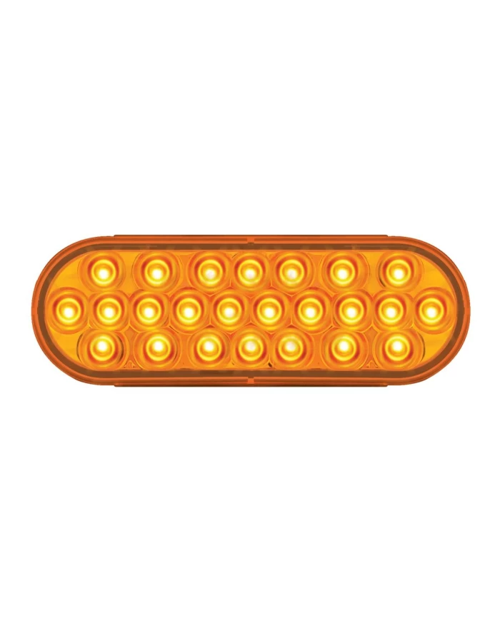 GG78230 - OVAL PEARL AMBER 24 LED LIGHT, AMBER LENS GG78230 - OVAL PEARL AMBER 24 LED LIGHT, AMBER LENS
