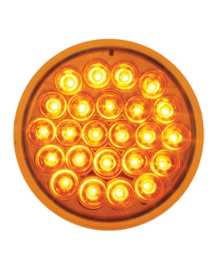GG78270 - 4" PEARL AMBER 24-LED LIGHT, AMBER LENS