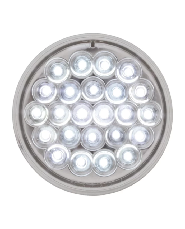GG78272 - 4" PEARL WHITE 24-LED BACKUP LIGHT, CLEAR LENS