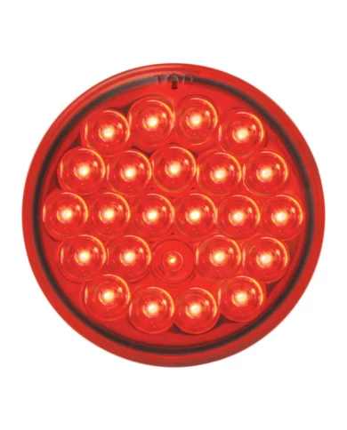 GG78273 - 4" PEARL RED 24-LED LIGHT, RED LENS GG78273 - 4" PEARL RED 24-LED LIGHT, RED LENS