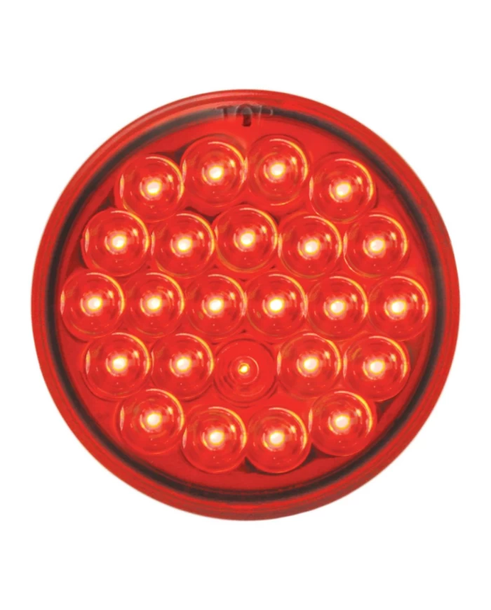 GG78273 - 4" PEARL RED 24-LED LIGHT, RED LENS