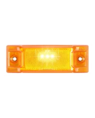 GG78330 - RECT. AMBER 3-LED MARKER LIGHT W/REFLECTOR GG78330 - RECT. AMBER 3-LED MARKER LIGHT W/REFLECTOR