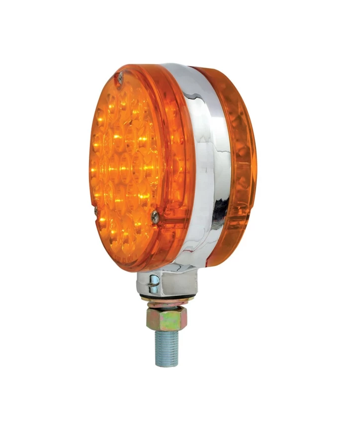 GG78361 - 4" PEARL DOUBLE FACE AMBER/ AMBER 24-LED LIGHT GG78361 - 4" PEARL DOUBLE FACE AMBER/ AMBER 24-LED LIGHT