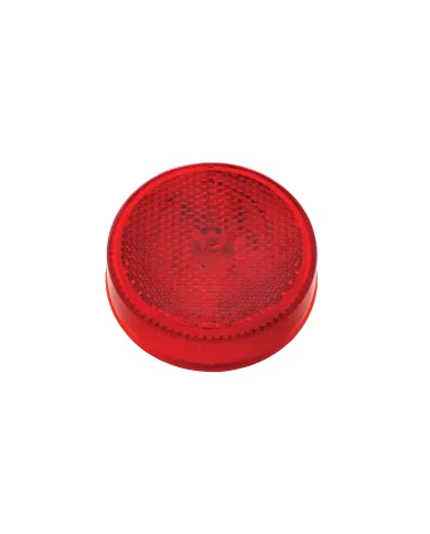UP38456B-8 LED 2.5" Round Reflectorize Light (Clearance/Marker) - Red LED/Red Lens (Bulk)