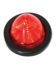 GG79274 - 2" BEEHIVE RED/RED LED LIGHT W/PIGTAIL & GROMMET