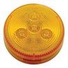 UP38465-4 LED 2.5" Round Low Profile Light (Clearance/Marker) - Amber LED/Amber Lens