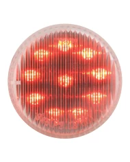GG79288 - 2" FLEET RED/CLEAR 10 LED SEALED LIGHT GG79288 - 2" FLEET RED/CLEAR 10 LED SEALED LIGHT