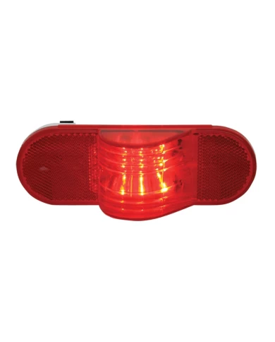 GG79842 - OVAL RED/RED 9-LED MARKER & TURN LIGHT W/REFLECTOR GG79842 - OVAL RED/RED 9-LED MARKER & TURN LIGHT W/REFLECTOR