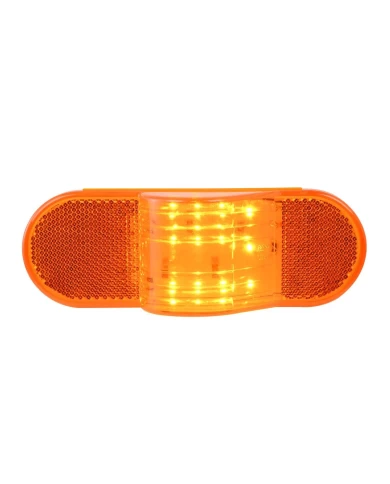 GG79995 - OVAL AMBER/AMBER SIDE MARKER/ TURN 12 LED SEALED LIGHT GG79995 - OVAL AMBER/AMBER SIDE MARKER/ TURN 12 LED SEALED LIGHT