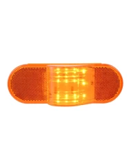 GG79995 - OVAL AMBER/AMBER SIDE MARKER/ TURN 12 LED SEALED LIGHT GG79995 - OVAL AMBER/AMBER SIDE MARKER/ TURN 12 LED SEALED LIGHT
