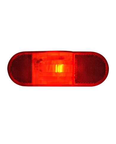 GG80704 - OVAL SIDE TURN RED REFLECTOR SEALED LIGHT ONLY GG80704 - OVAL SIDE TURN RED REFLECTOR SEALED LIGHT ONLY