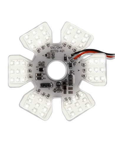 GG81779 - WHITE ULTRA THIN AIR CLEANER HEX 54 LED DUAL FUNCTION LIGHT 12/24V GG81779 - WHITE ULTRA THIN AIR CLEANER HEX 54 LED DUAL FUNCTION LIGHT 12/24V