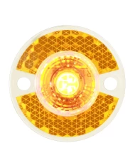 GG81781 - 1-1/8" MINI AMBER/CLEAR 1 LED MARKER LIGHT W/ REFLECTOR LENS GG81781 - 1-1/8" MINI AMBER/CLEAR 1 LED MARKER LIGHT W/ REFLECTOR LENS
