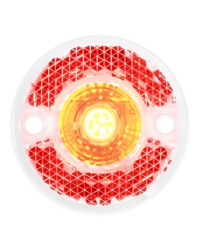 GG81783 - 1-1/8" MINI RED/CLEAR 1 LED MARKER LIGHT W/ REFLECTOR LENS GG81783 - 1-1/8" MINI RED/CLEAR 1 LED MARKER LIGHT W/ REFLECTOR LENS